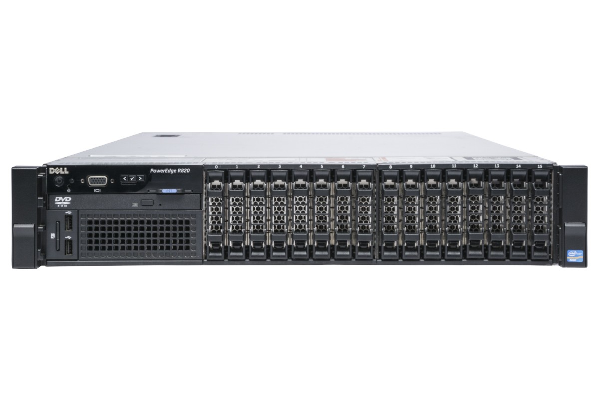 MÁY CHỦ DELL POWEREDGE R820 2X INTEL XEON E5-4603 DDR3 16G 300G X 2 RAID H310